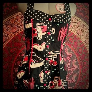 Sourpuss Retro Pin Up Dress